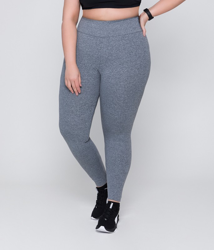 Calça Legging Plus Size Selene (24935-001) Sem Costura 