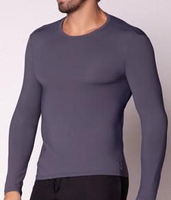 Camiseta Masculina Manga Longa UV50+ Selene (25020.003) Chumbo