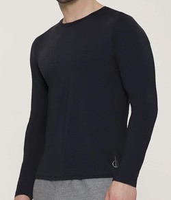 Camiseta Manga Longa Sport Preto Selene (25020-003) UV50+