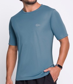 Camiseta Masculina Dry Fit Selene (25040-001) Azul