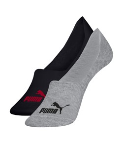 Kit 2 Meias Sapatilha Invisível Puma (4500.001) Preto/Mescla