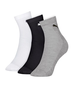 Kit 3 Pares de Meias Cano M�dio Puma (4510.001) Branco/Preto/Mescla