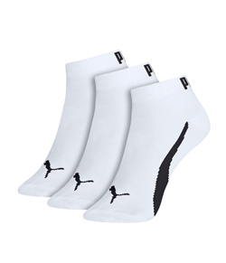 Kit 3 Pares de Meias Cano Curto Puma Masculina (4520-001) Branco