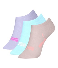 Kit 3 Meias Sapatilha Puma (4755.001) Lil�s/Azul/Rosa