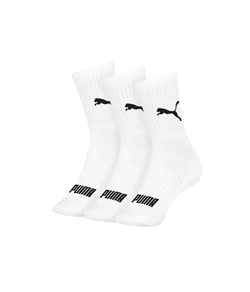Kit 3 Pares Meias Cano Médio Atoalhada Puma (4795.001) Brancas