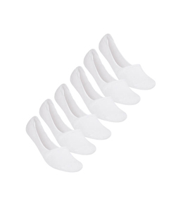 Kit 6 Pares de Meias Invisível Selene (7760-001) Brancas