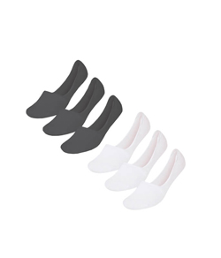 Kit 6 Pares de Meias Masculinas Selene (8760.001) Branco/Preto