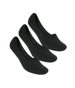 Kit 3 Pares de Meias Invisível Selene (7760-001) Pretas