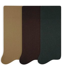 Kit 3 Pares Meias Sociais Masculina Algodão Selene (8500-003) Castor/Café/Preto
