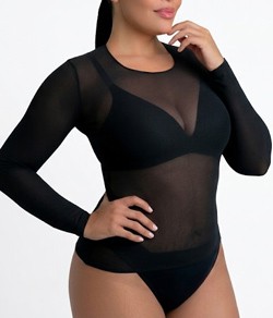Segunda Pele Manga Longa Fio 40 Selene (9110-001) Plus Size