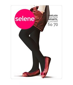 Meia-Calça Canelada Infantil Selene (9500-002) Fio 70