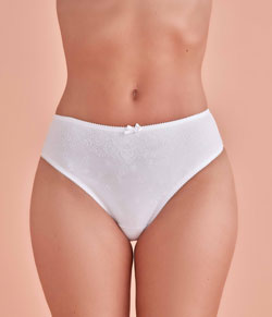 Calcinha Cavada Floral Sanny (29457-8) 100% Algod�o