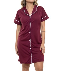 Camisola Americana Curta Aberta Sepie (810) Vinho