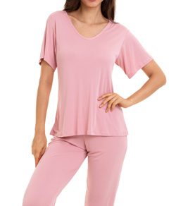Pijama Feminino Longo Liganete Sepie (1052) Rose