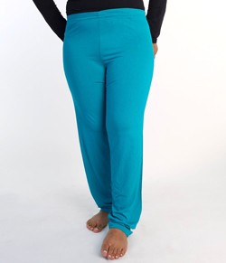 Calça Pijama Feminina Viscolycra Sepie (1208N) Verde Água - Plus Size