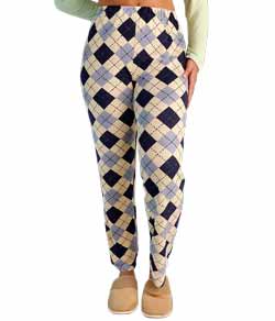 Calça Feminina Pijama Xadrez Sepie (2001)