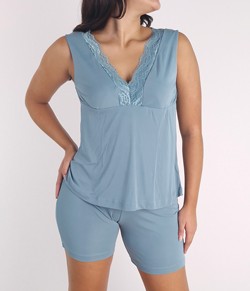Bermudoll Regata Liganete e Renda Sepie (2240)