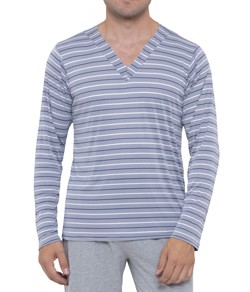 Camiseta Longa Masculina Liganete Sepie (3501) Cinza