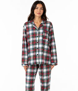 Pijama Americano Feminino Longo Soft Touch Flanelado Sepie (931)