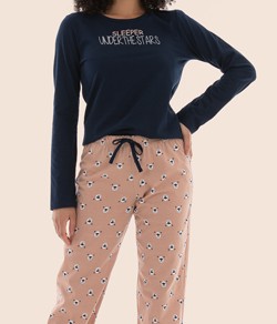 Pijama Feminino Longo Ursinhos Sensare Inspire (14209) 100% Algodão