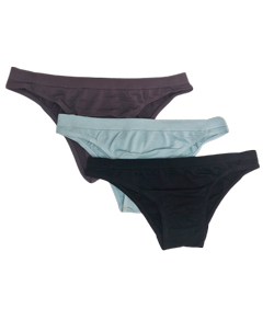 Kit 3 Calcinhas Tangas Trifil (C04403/4403) Preto/Verde �gua/Cinza