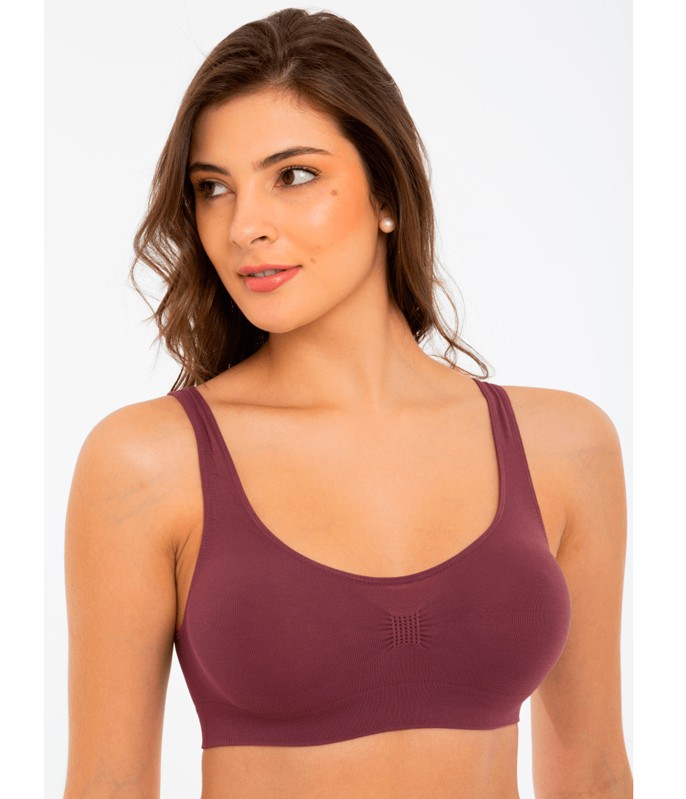 Sutiã Top Sem Costura Trifil (C00901/0901) Microfibra :: lingerie