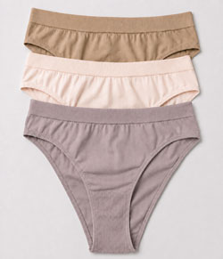 Kit 3 Calcinhas Trifil (C04404/4404/C04408) Chocolate/Nude/Creme
