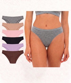 Kit com 6 Calcinhas Tanga Trifil (C04265/4265) Sortida