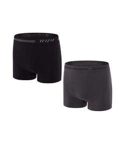 Kit 2 Cuecas Boxer Sem Costura Trifil (CE0277) Preto/Cinza