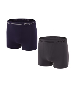 Kit 2 Cuecas Boxer Sem Costura Trifil (CE0277) Cinza/Marinho