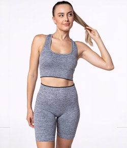 Conjunto Feminino Fitness Speedo (CE4284/CE4292) Mescla