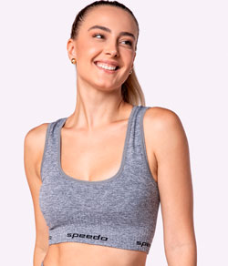 Top Cropped Fitness Speedo (CE4285) Mescla