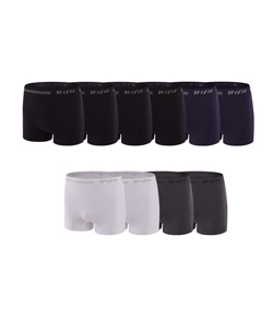 Kit 10 Cuecas Boxer Trifil (CE0277/0277) Preto/Branco/Cinza/Marinho