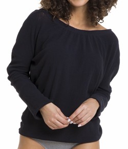 Camiseta Manga Longa com Abertura Raschel Trifil (K01366/1366) 2 em 1
