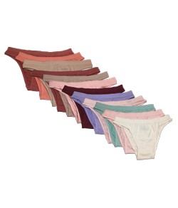 Kit 12 Calcinhas Tangas Trifil Sortidas