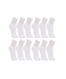 Kit 12 Meias Cano Médio Atoalhada Trifil (T08721/8721) Branco