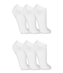 Kit Infantil 6 Pares de Meia Invis�vel Trifil (T05442/5442) Brancas