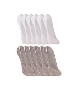 Kit 12 Pares de Meias Trifil (T06811/6811) Branco/Mescla