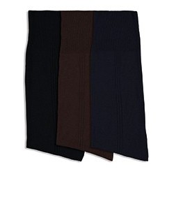 Kit 3 Pares de Meias Social Masculina Trifil (T07001/7001) Preto/Café/Marinho