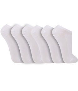 Kit 6 Pares de Meias Invisível Trifil (T07064) Branco