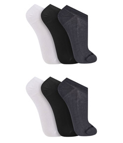 Kit 6 Meias Sapatilha Invisível Trifil (T7064)