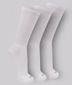 Kit 3 Pares de Meia Cano Longo Trifil (T8013K) Branco