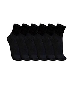 Kit 6 Pares de Meias Cano M�dio Trifil (T08720/8720) Pretas