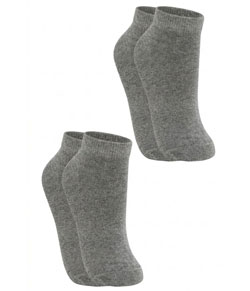 Kit 2 Pares de Meias Soquetes Trifil (TK6606) Cinza
