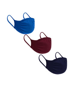 Kit 3 Máscaras Infantil Trifil (W06110/6110) Azul/Vinho/Marinho