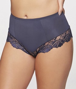 Calcinha Cavada Maxi Com Renda Triumph Fiori (24959)