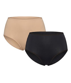 Kit 2 Calcinhas Classic Hot Pants Triumph (45203) Mink/Preto