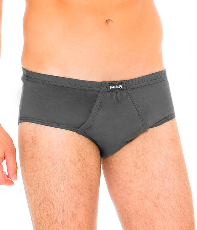 Cueca Slip com Abertura Taurus Plus Size (125) 100% Algodão