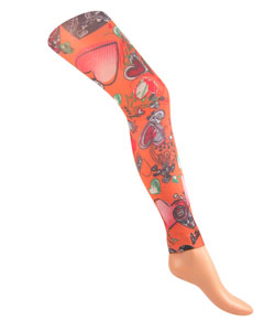 Legging Estampada Doodle Hearts Unimeias Jiggy (DDH) Fio 50