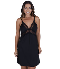 Camisola Costas Decote Profundo Vellfer (VF-98) Preta